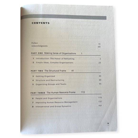 Reframing Organizations 5th Edition Textbook - Picture 4 of 8